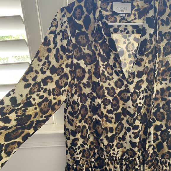 ALEXIS Lydia Cheetah Print Dress Small - Picture 5 of 6